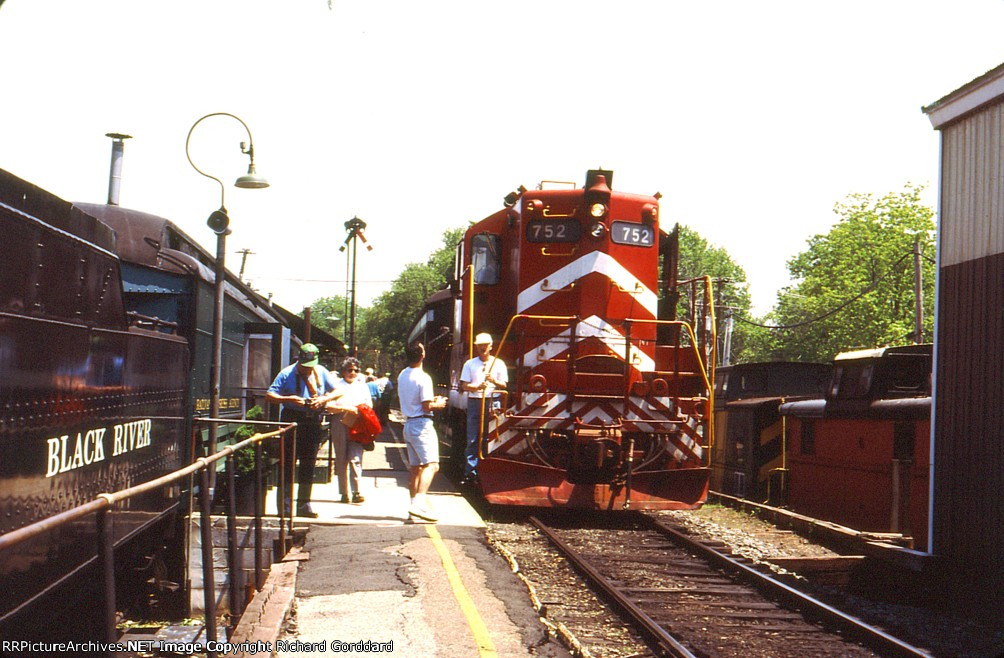 At the station